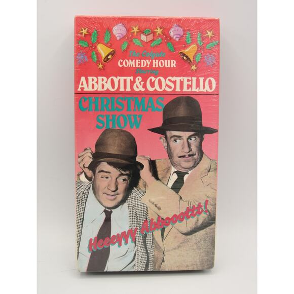 NEW Sealed The Colgate Comedy Hour Abbott & Costello Christmas Show VHS 1988 - Picture 1 of 12
